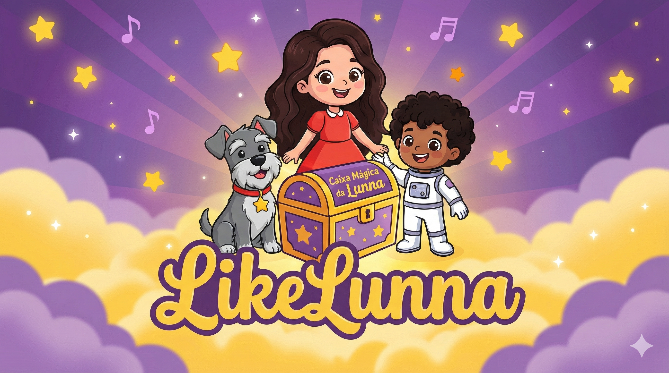 Lunna, Estrela e amigos no universo mágico